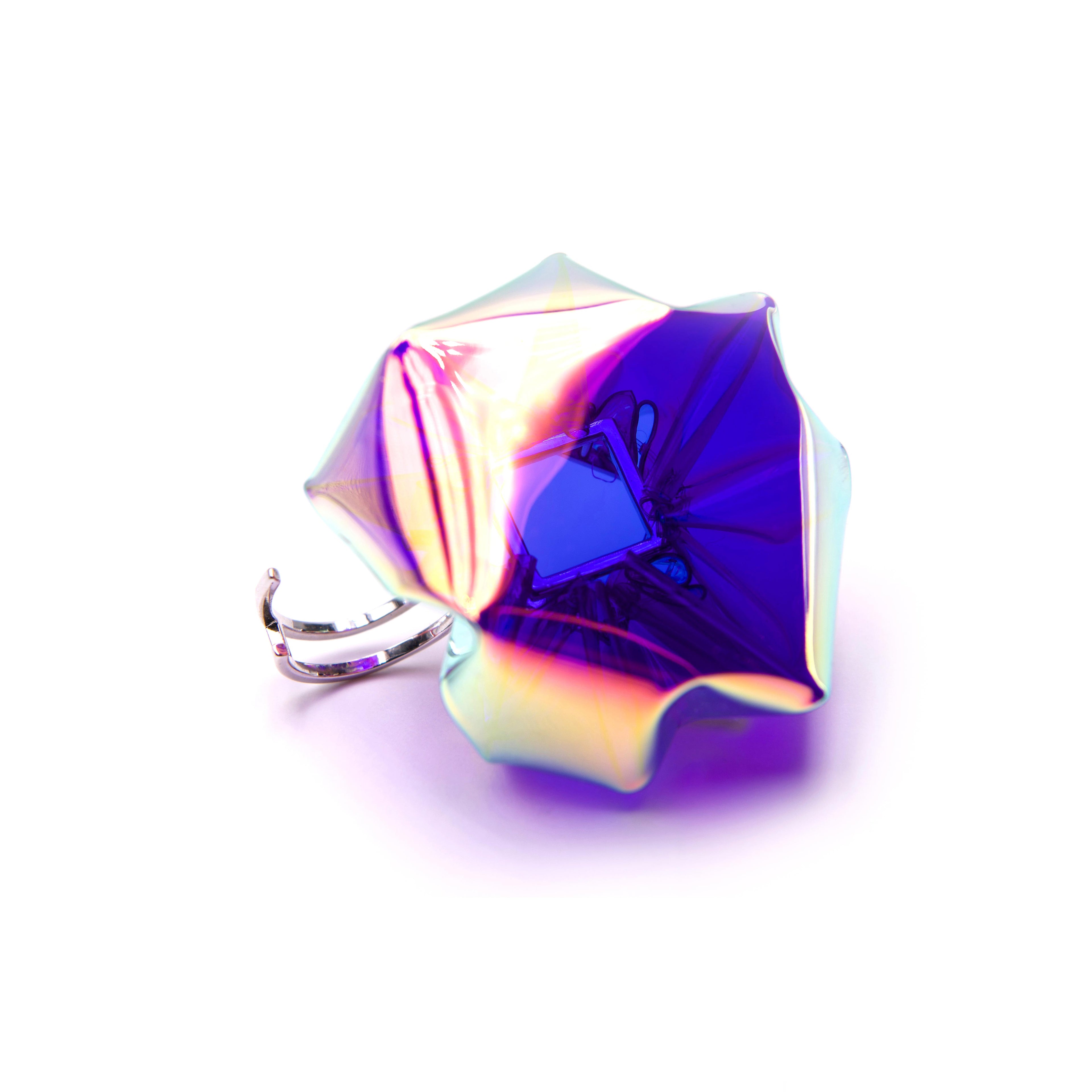 Show off big bubble ring