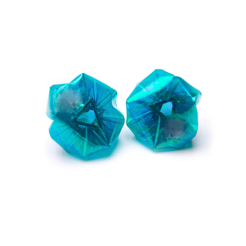 Show bubble earrings in large size