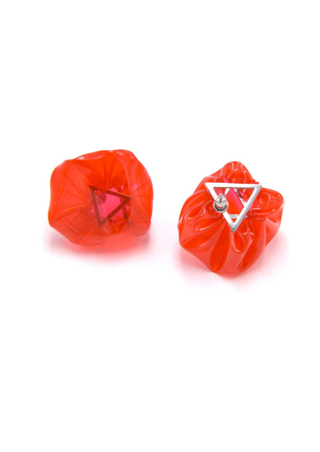 Show bubble earrings in large size