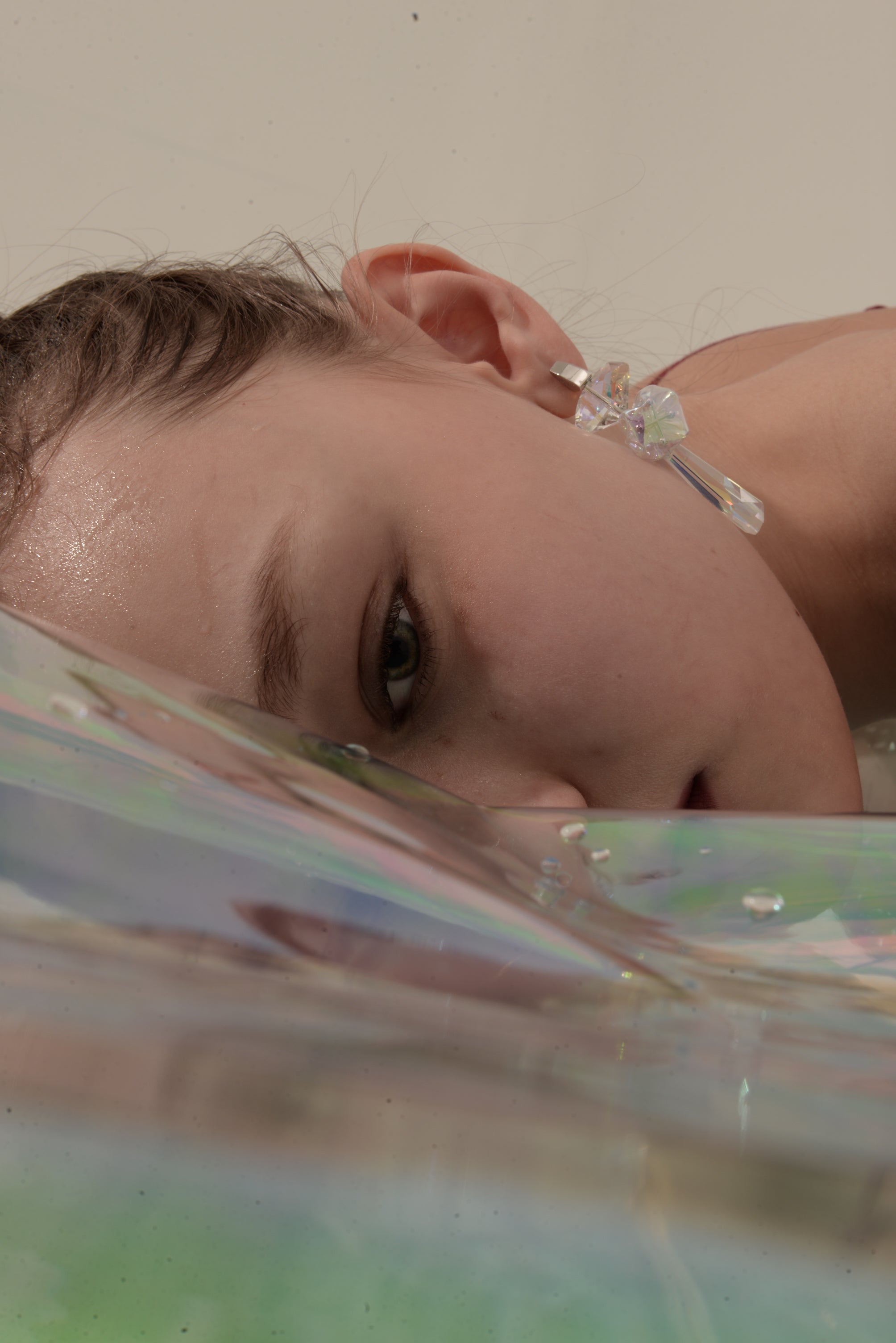 Aquarium Swing Pendant Earrings