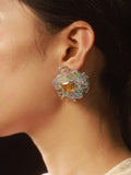 Morning flower shaped earrings