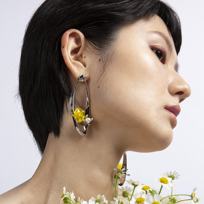 Daisy large statement earrings