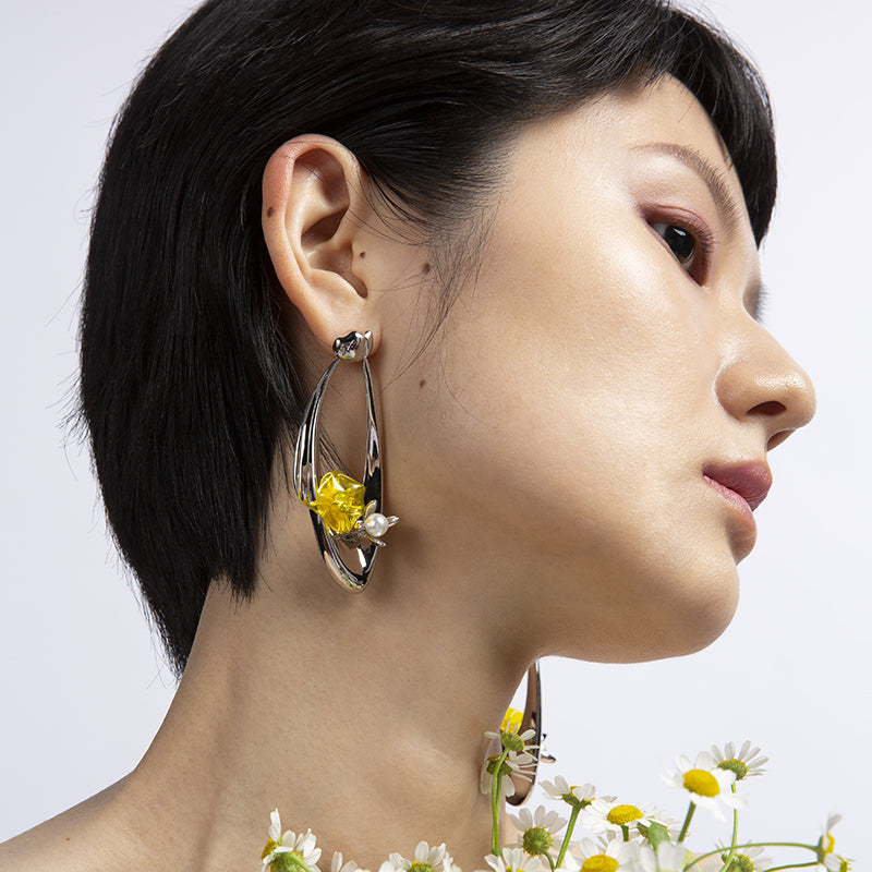 Daisy large statement earrings