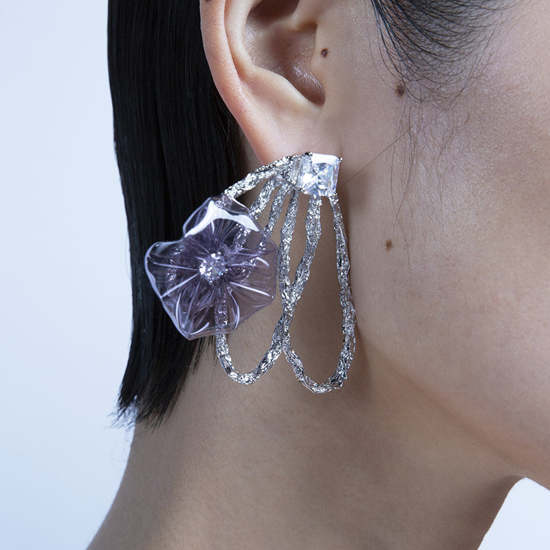 Symbiosis - Petal-shaped Earrings